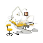یونیت صندلی دندانپزشکی شیک طب مدل SC100 تابلت شیلنگ از بالا با تابوره