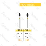 فرز الماسی پالیش کامپوزیت 4 میل FOOTBALL 379 تیزکاوان TEESKAVAN
