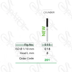 فرز الماسی توربین تراش 8 میل 515 CYLINDER تیزکاوان TEESKAVAN کد 201
