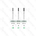 فرز الماسی توربین تراش FLAT END CYLINDER 836 تیزکاوان TEES KAVAN