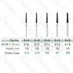فرز الماسی توربین تراش FLAT END CYLINDER 848 تیزکاوان TEES KAVAN