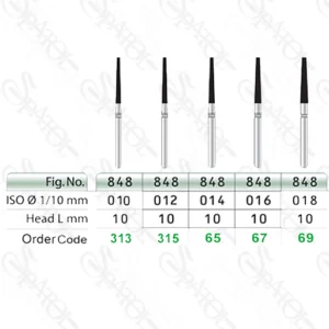 فرز الماسی توربین تراش FLAT END CYLINDER 848 تیزکاوان TEES KAVAN