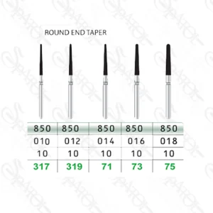 فرز الماسی توربین تراش ROUND END TAPER 850  تیزکاوان TEES KAVAN