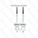 فرز الماسی توربین تراش  LONG ROUND END TAPER 850L  تیزکاوان TEES KAVAN