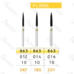 فرز الماسی پالیش کامپوزیت 8میل FLAME 863 تیزکاوان TEESKAVAN
