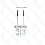 فرز الماسی تراش 10 میل POINTED TAPER 879K تیزکاوان TEESKAVAN
