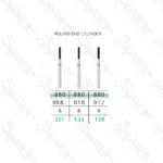 فرز الماسی توربین تراش 6 میل ROUND END CYLINDER 880  تیزکاوان TEESKAVAN