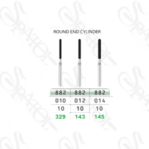 فرز الماسی توربین تراش 10 میل ROUND END CYLINDER 882 تیزکاوان TEESKAVAN
