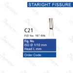 فرزهای کارباید فیشور توربینSTRAIGHT FISSURE C21 تیزکاوانTEESKAVAN