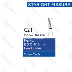 فرزهای کارباید فیشور توربینSTRAIGHT FISSURE C21 تیزکاوانTEESKAVAN