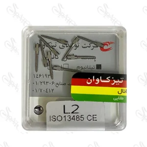 پین داخل کانال تیتانیوم L2 تیزکاوان TEESKAVAN
