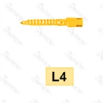 پین داخل کانال طلایی L4 تیزکاوان TEESKAVAN - Image 2