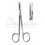 قیچی اریس سر صاف 11.5cm Iris Scissors دنتال دیوایس Dental Devices