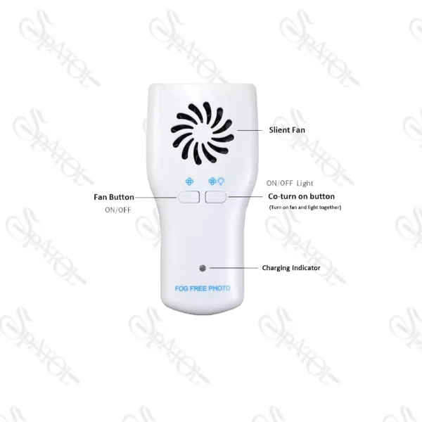 اینه داخل دهانی همراه با دستگاه ضد بخار برند westcode - Image 2
