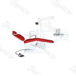 یونیت صندلی صدف شیلنگ از بالا چراغ هالوژن پارس طب فرینو pars teb farino