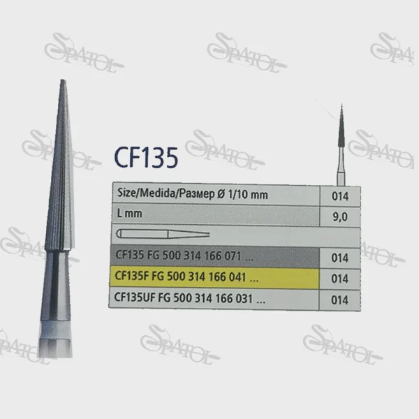 فرز کارباید پرداخت 40 پره کد CF135 - Image 2