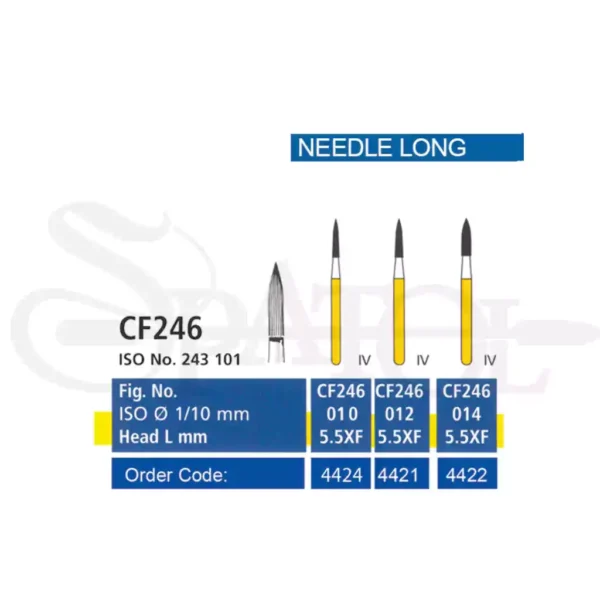فرز کارباید پرداخت 30 پره NEEDLE LONG CF246 تیزکاوانTEESKAVAN - Image 5