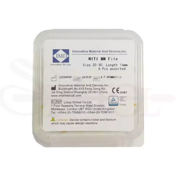 فایل روتاری اطفال NiTi MM برند IMD