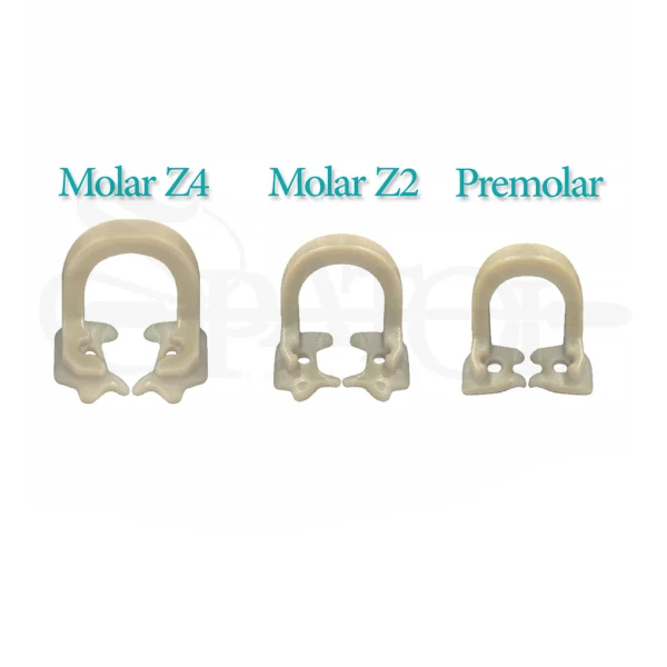 کلمپ رزینی رابردم Resin Ruberdam clamps