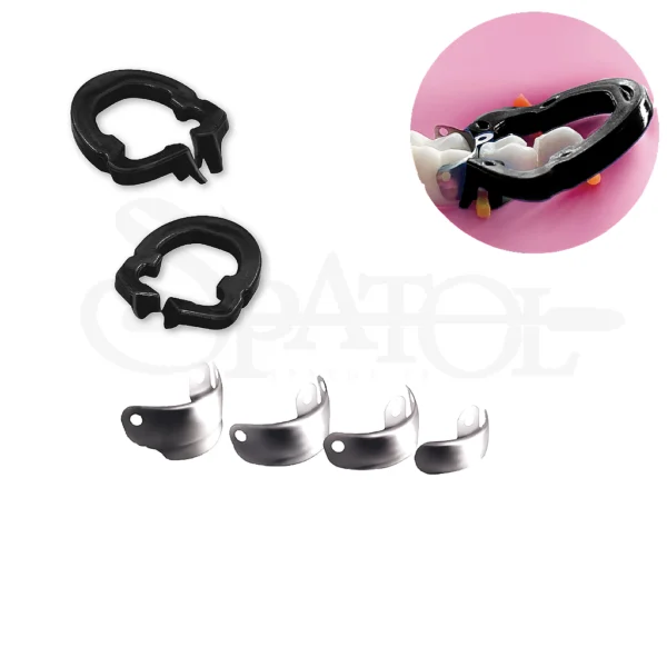 کیت سکشنال با رینگ کربن (30عددی) new sectional carbon matrix kit برند Zt Dental - Image 2
