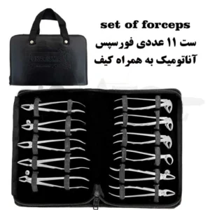 ست فورسپس بزرگسال Forceps Set
