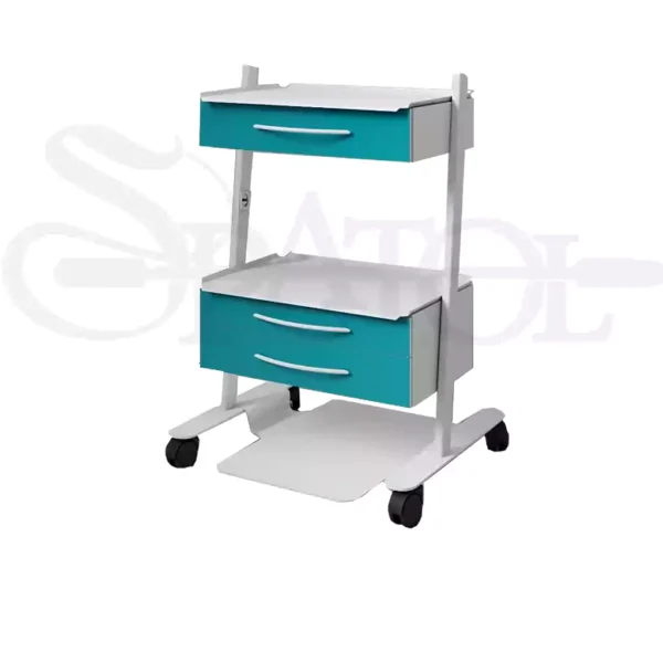 سرویتور 3 کشو با پایه پدال دار مدل SR 302