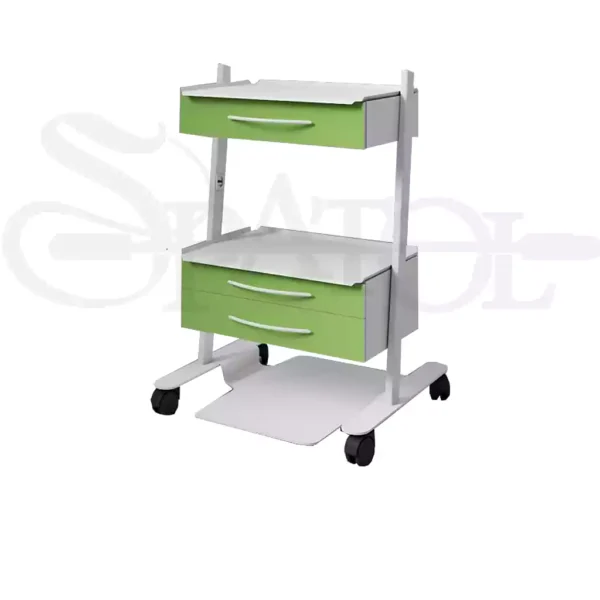 سرویتور 3 کشو با پایه پدال دار مدل SR 302