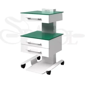 سرویتور 3 کشو با شیشه رنگی مدل SR 310 برند navidekbatan