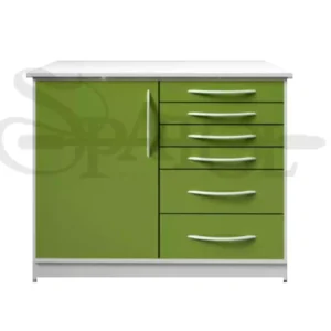 کابینت دندانپزشکی یک متری فلزی مدل CA 102 F برند navidekbatan