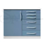 کابینت یک متری mdf هایگلاس CA101