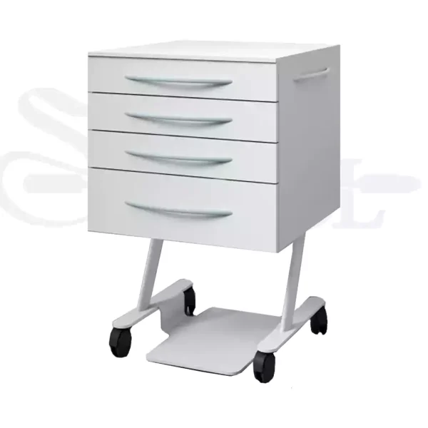 روتور 4 کشو تمام MDF با درب هایگلاس مدل RO 214