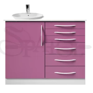 کابینت یک متری mdf هایگلاس CA101 CM6H1