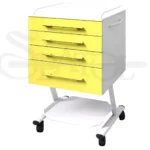 روتور 4 کشو تمام MDF با درب هایگلاس با پایه ی سینی دار مدل RO 212