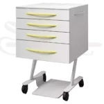 روتور 4 کشو تمام MDF با درب هایگلاس مدل RO 214