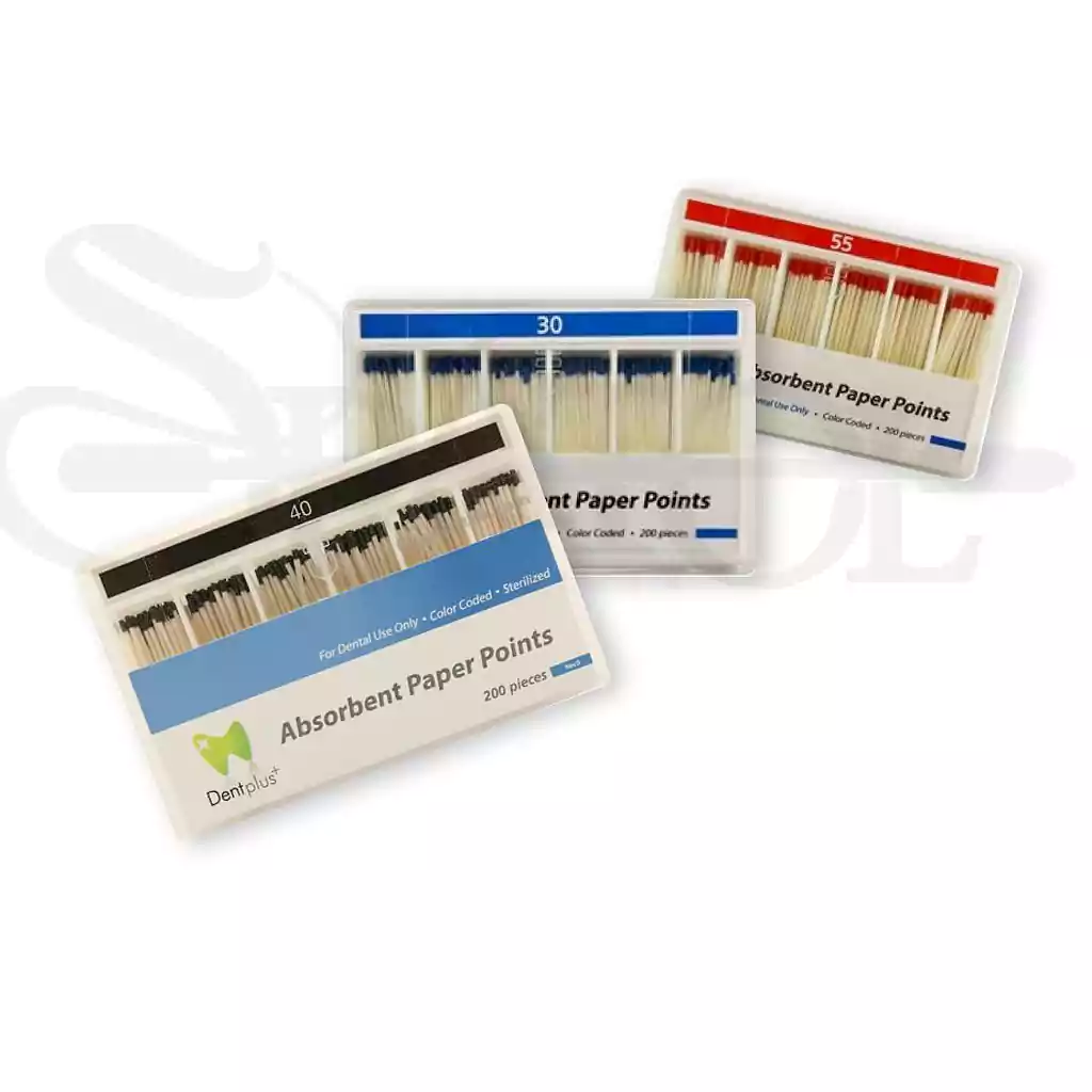 1 کن کاغذی دنت پلاس معمولی Dent Plus Paper Points 2%